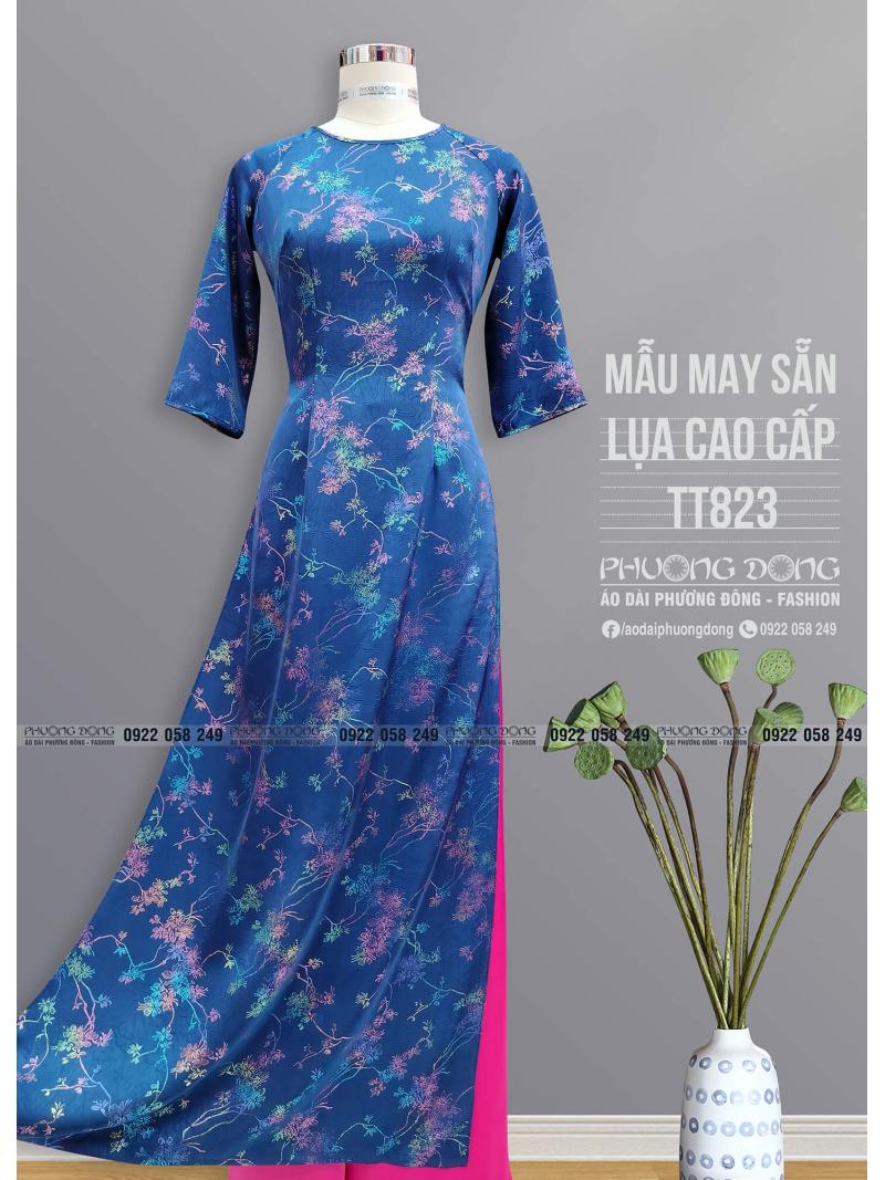 Áo Dài Truyền Thống Lụa Cao Cấp TT823